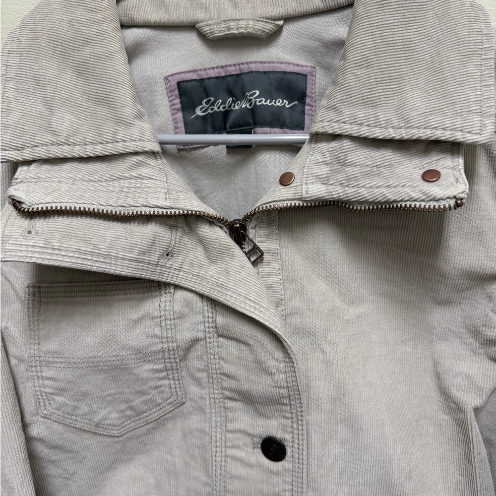 Eddie Bauer Light Tan Corduroy Jacket